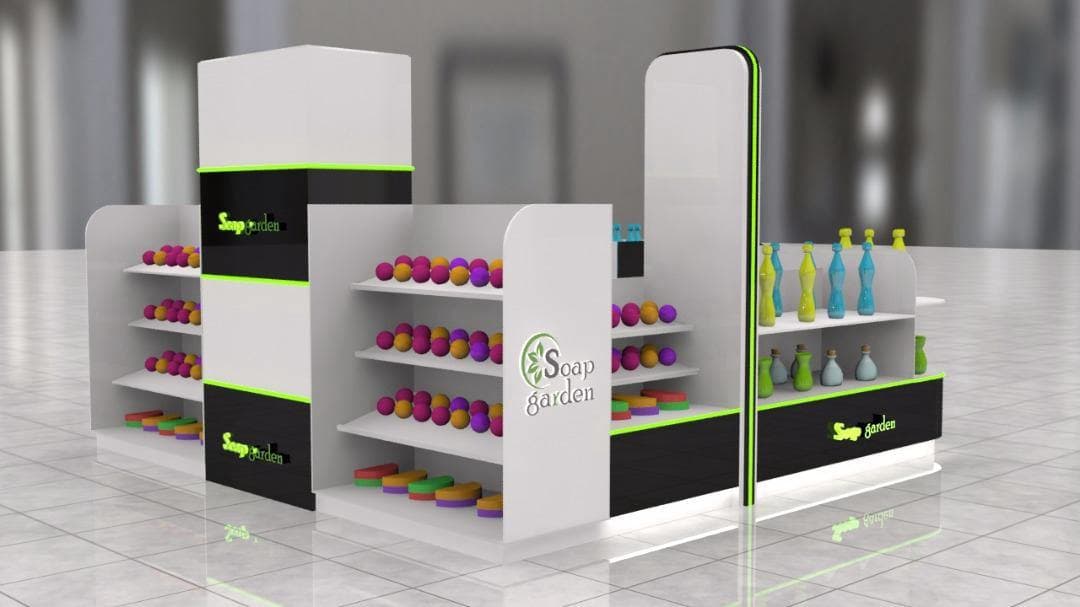 تصميم ثلاثي الأبعاد لخزانة أدوية